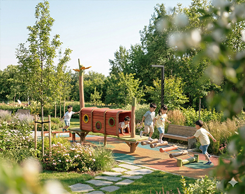 로비니아 놀이시설 이미지